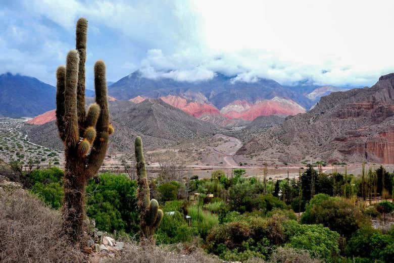The landscapes surrounding Purmamarca