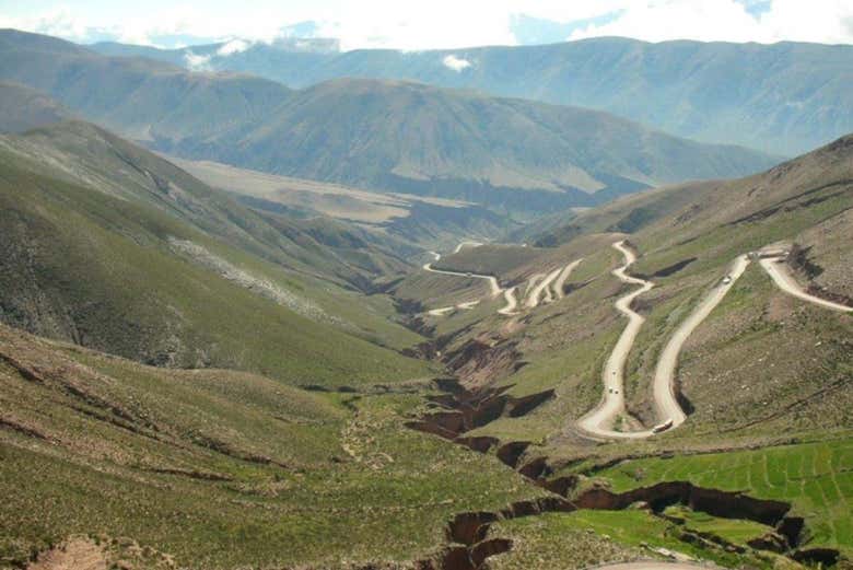 Vue sur la Cuesta de Lipán