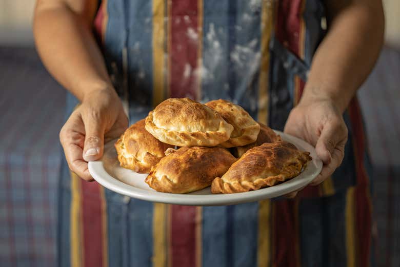 Empanadas pronte per essere servite