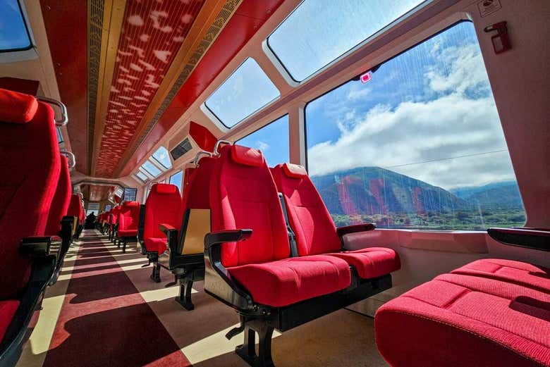 Los asientos del Tren Solar