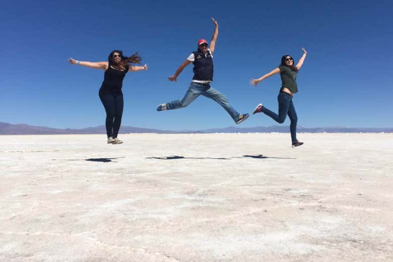 Visitando las Salinas Grandes de Argentina