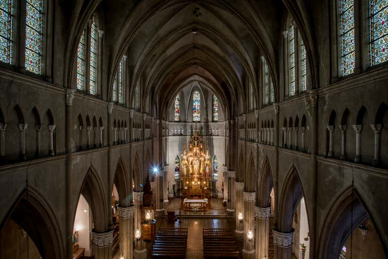 Gli interni della chiesa San Juan Bautista de la Merced