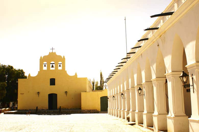 Facciata della Chiesa di Cachi