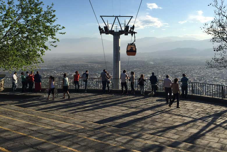 The summit of Cerro San Bernardo hill