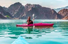 Caiaque no Dique Punta Negra