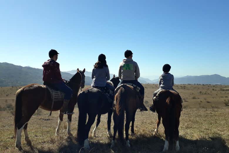 Admirando los paisajes del valle de Lerma