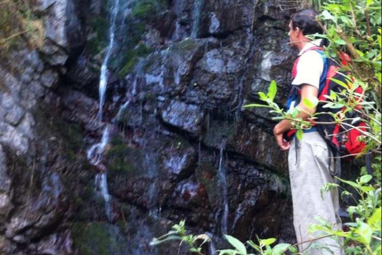 Admirando las cascadas del río San Lorenzo