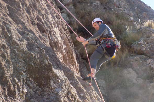 Escalada na Quebrada de los Cóndores
