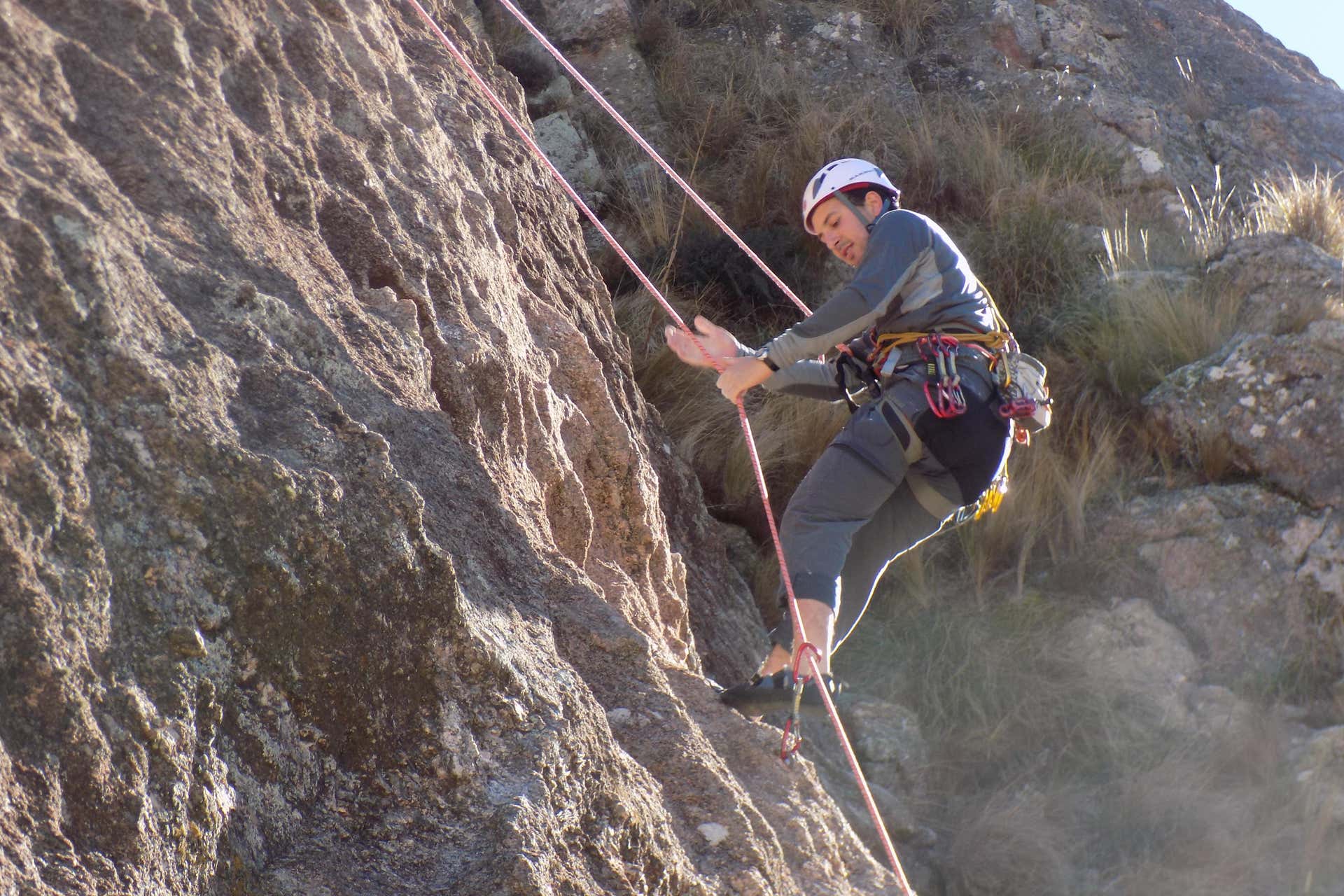 Escalada na Quebrada de los Cóndores