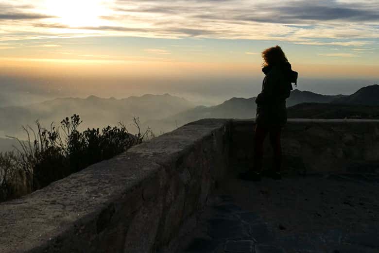 Disfrutando de las vistas de Nogolí