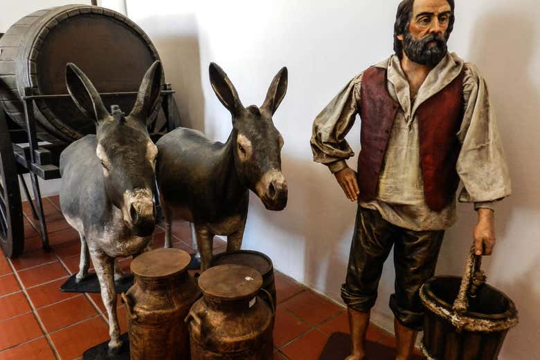 Exposición en el interior del Cabildo