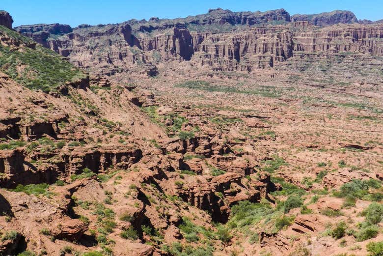 Montanhas da Sierra de las Quijadas