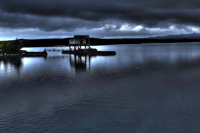 Vistas da barragem de La Florida
