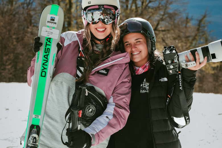 Preparadas para esquiar en Cerro Chapelco