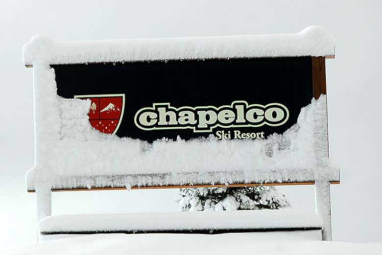 Letrero de Cerro Chapelco