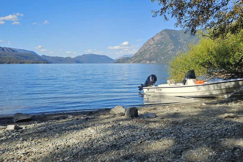 Iremos a preciosas playas del Lago Lácar