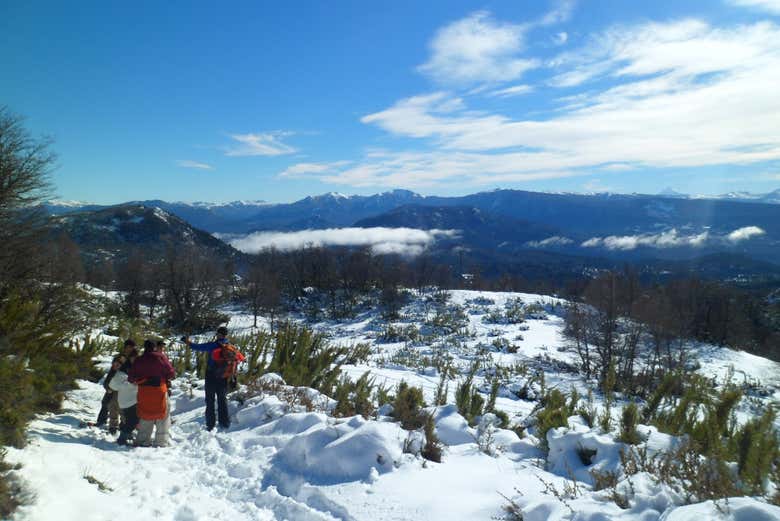 Panorámica del cordón de Chapelco