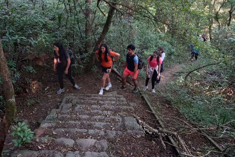 Starting the ascent