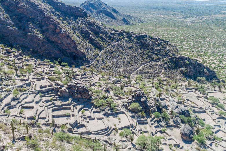 Ruinas de Quilmes desde lo alto