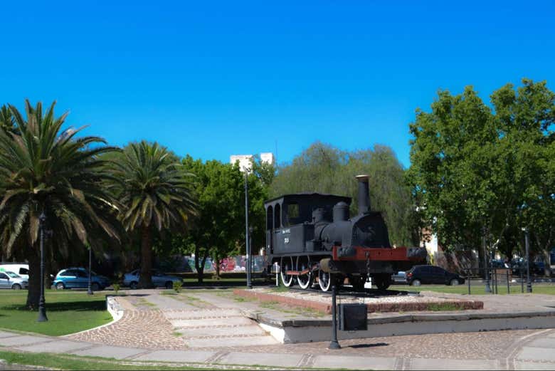 La Negra 315, una antigua locomotora de vapor