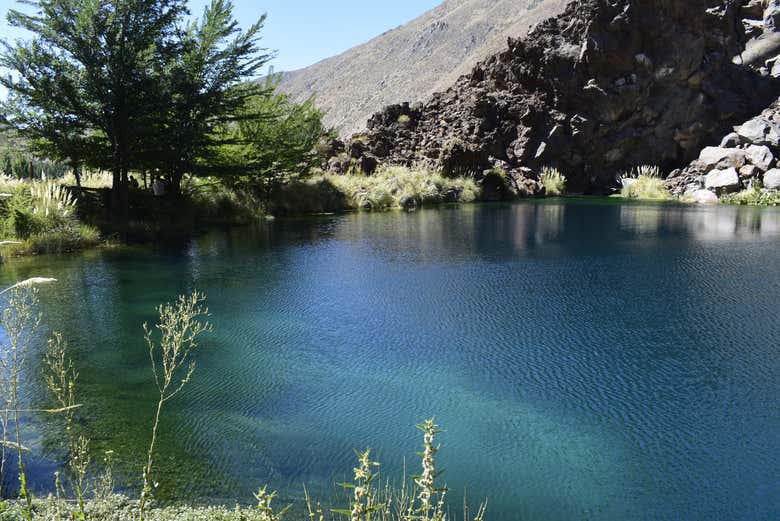 Views of the Niña Encantada Lagoon