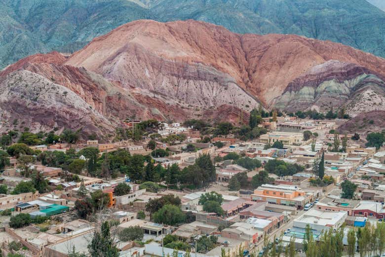 Vista aérea de Purmamarca