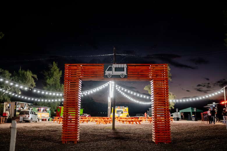Zone des food trucks de Santiago del Estero
