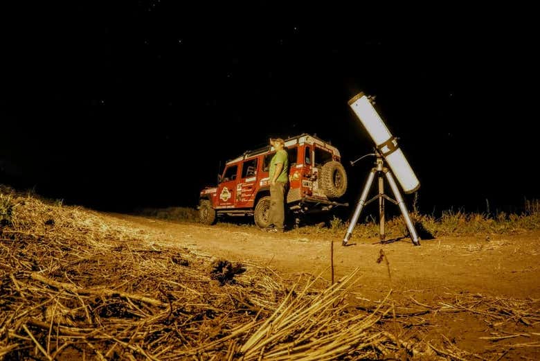 Usaremos telescopios para la observación astronómica