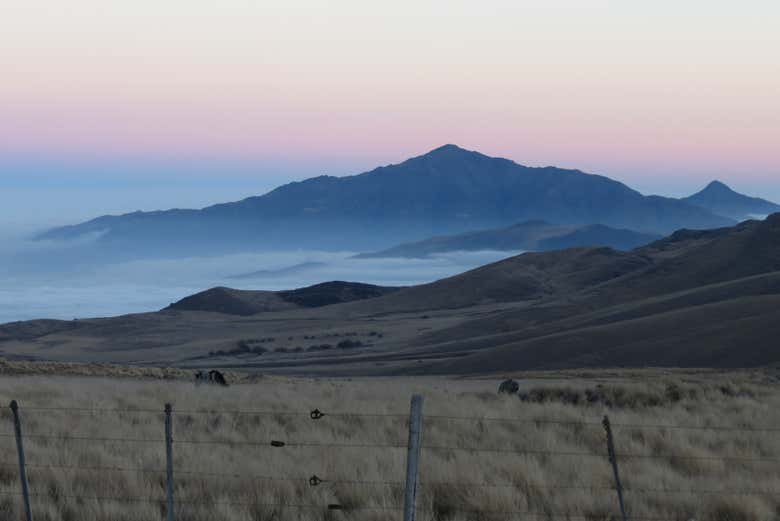 Vista del valle desde El Infiernillo