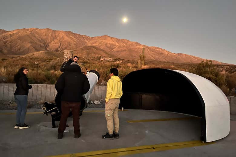 Observaremos las estrellas con telescopios profesionales