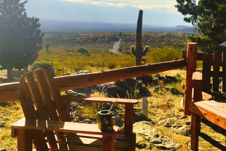 Valles calchaquíes desde las cabañas del observatorio