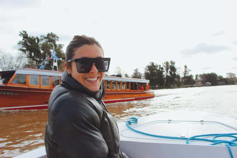 Navigando sul fiume Sarmiento