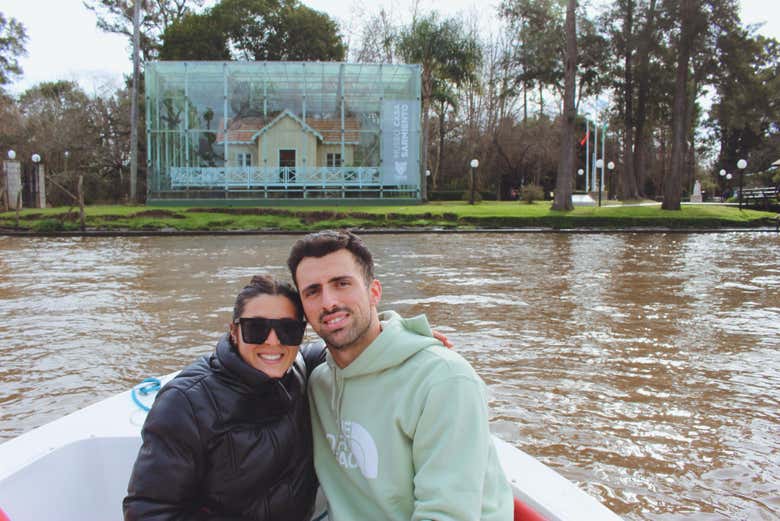 Momento foto sul Delta del Tigre
