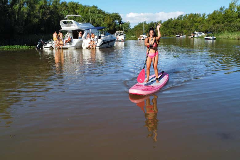 Paddle surf nel Delta del Tigre