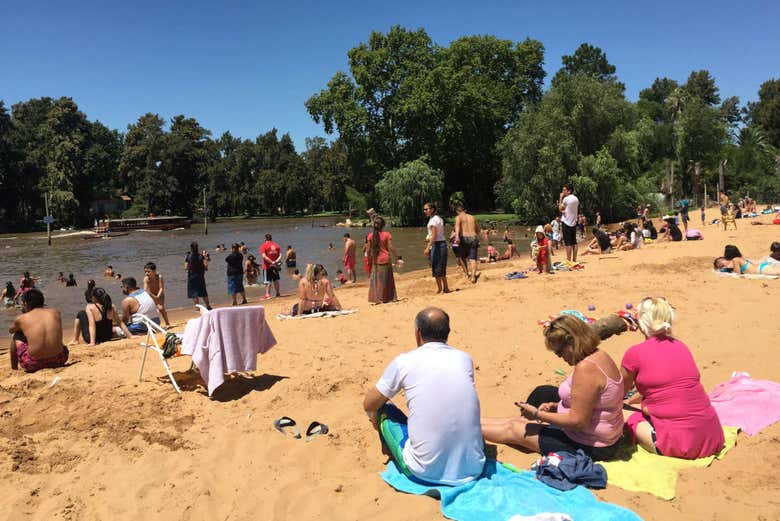 The beach at Tigre
