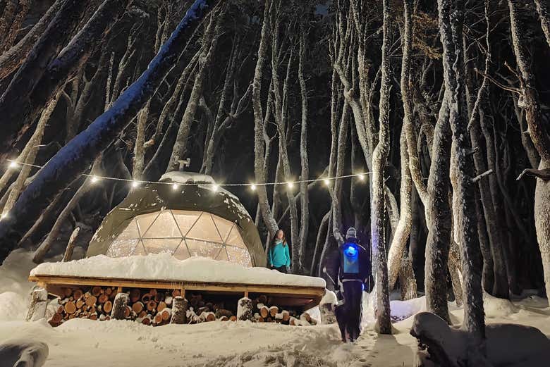 Percorrendo o glaciar