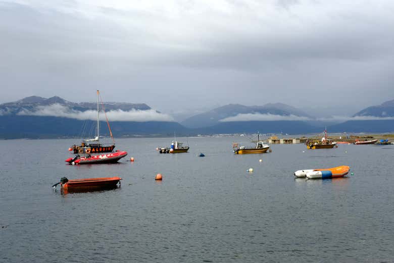 Barcos em Puerto Almanza