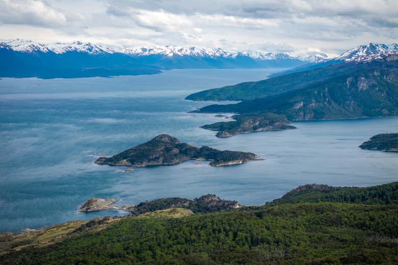 El Canal Beagle desde el Monte Susana
