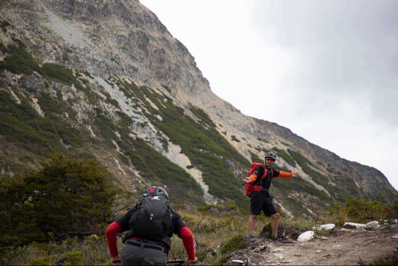 Arrivando alla cascata Beban