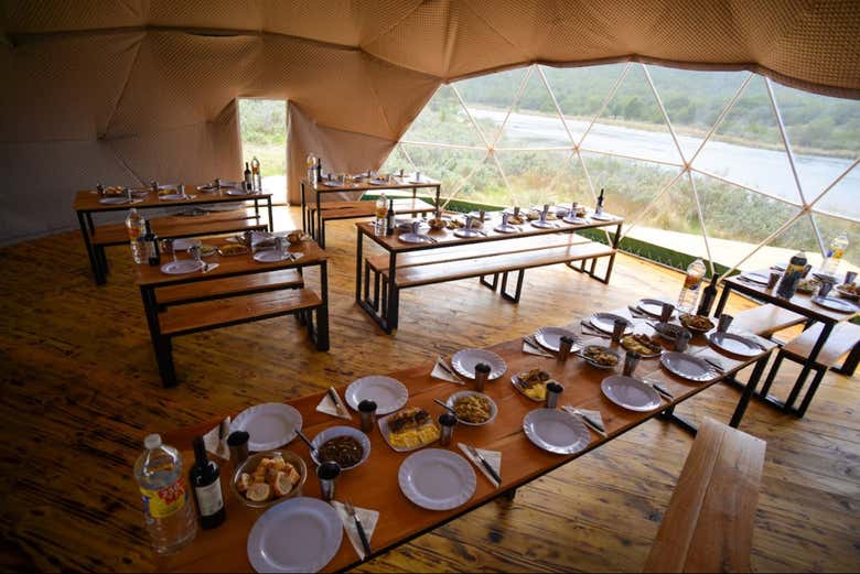 Todo listo para el almuerzo