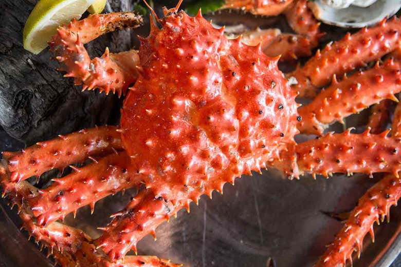 Una centolla entera