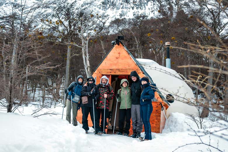 En el refugio de montaña 