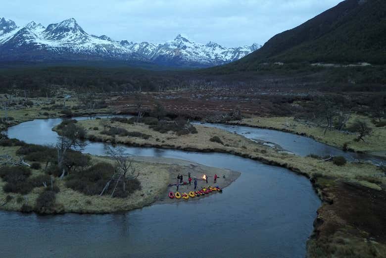 Rowing around Tierra del Fuego