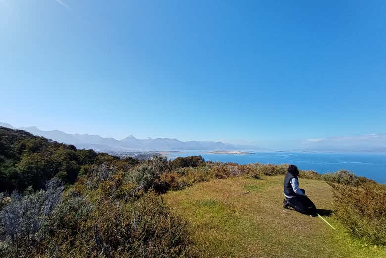 Desfrutando das vistas