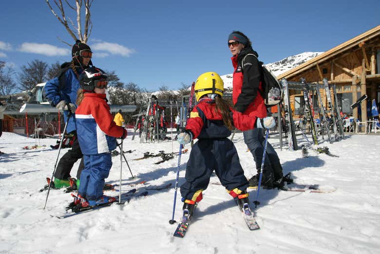 Curtindo o Cerro Castor com a família