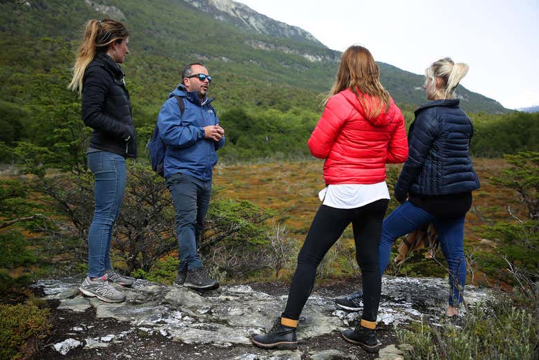 Durante l'itinerario di trekking