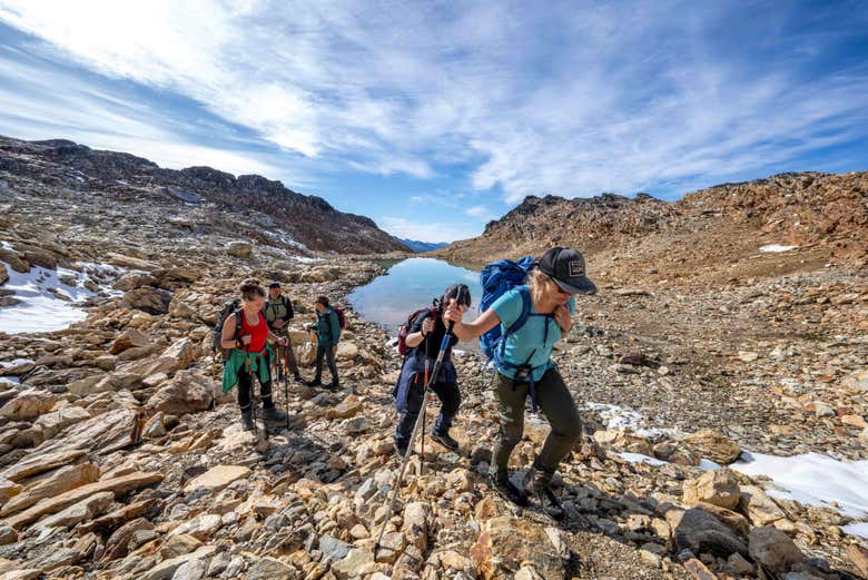 Lagon Turquesa pendant le trek