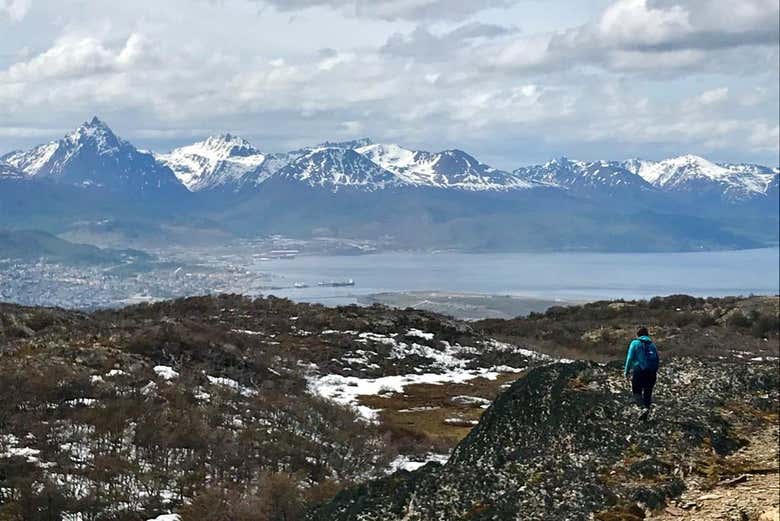Montes nevados de Ushuaia
