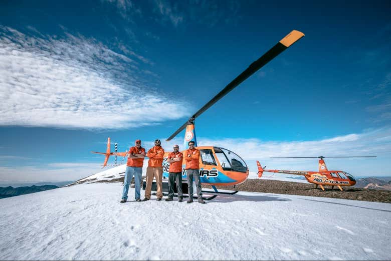 A travessia até o farol Cabo San Pío no inverno