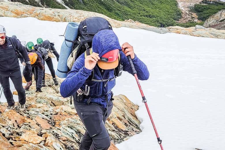 En el tramo en ascenso